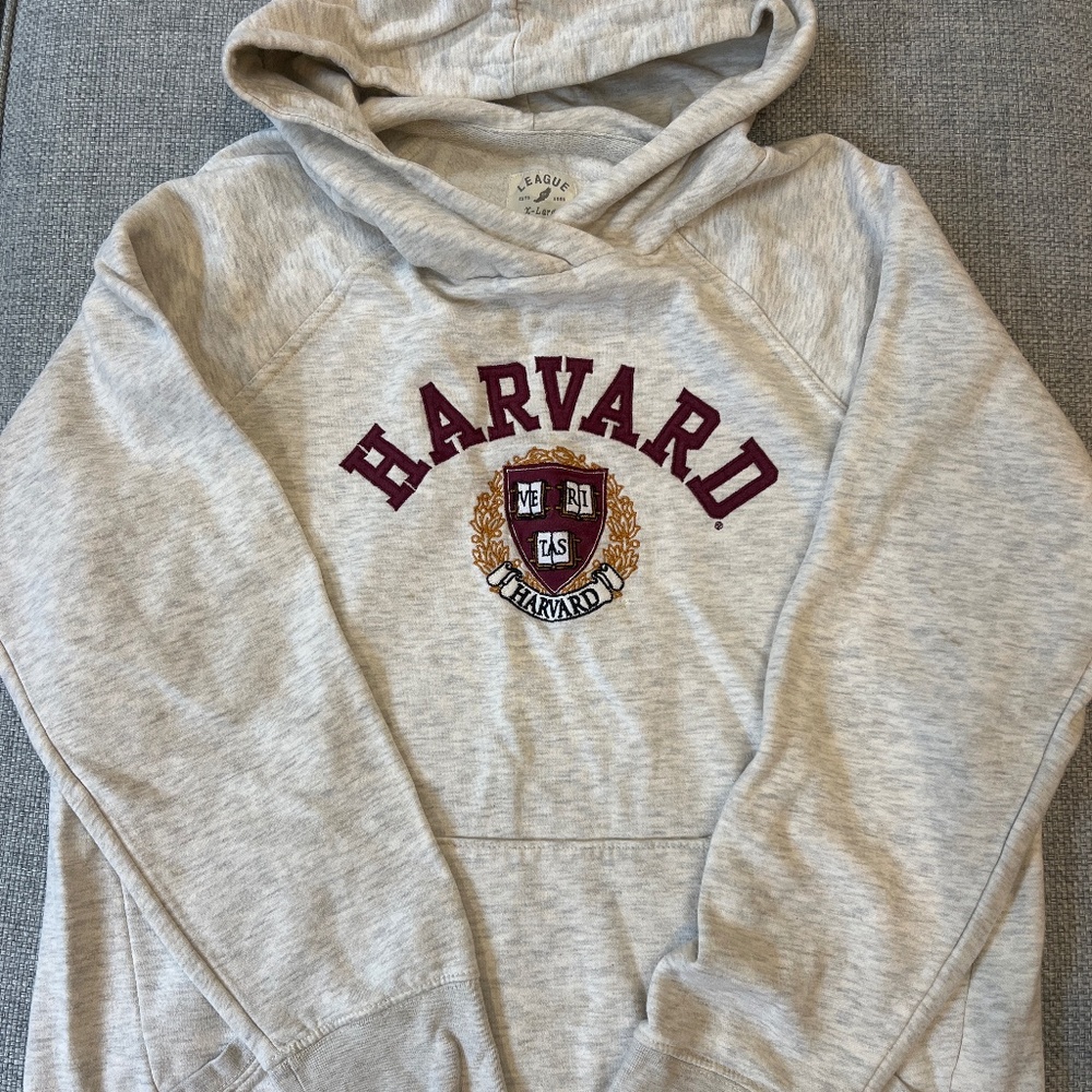 Harvard College embroidered sweatshirt